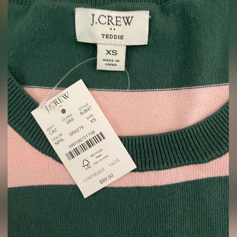 NWT J.CREW Teddie Sweater XS - Picture 5 of 6